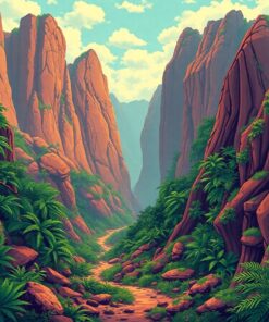 Prehistoric Valley Paint Numbers