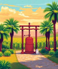 Among Palms Paint Numbers