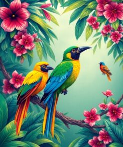 Raggiana Paradise Paint Numbers