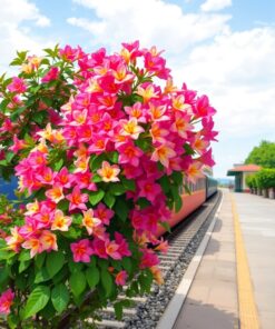 Bougainvillea Blooms Paint Numbers