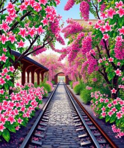 Plumeria Path Paint Numbers