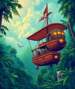 Airship Expedition Paint Numbers