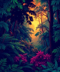 Evening Glow Paint Numbers