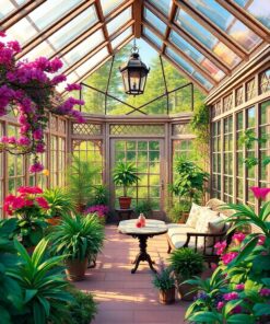 Conservatory Oasis Paint Numbers