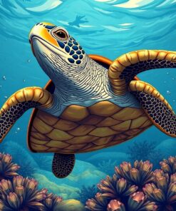 Sea Turtle Paint Numbers