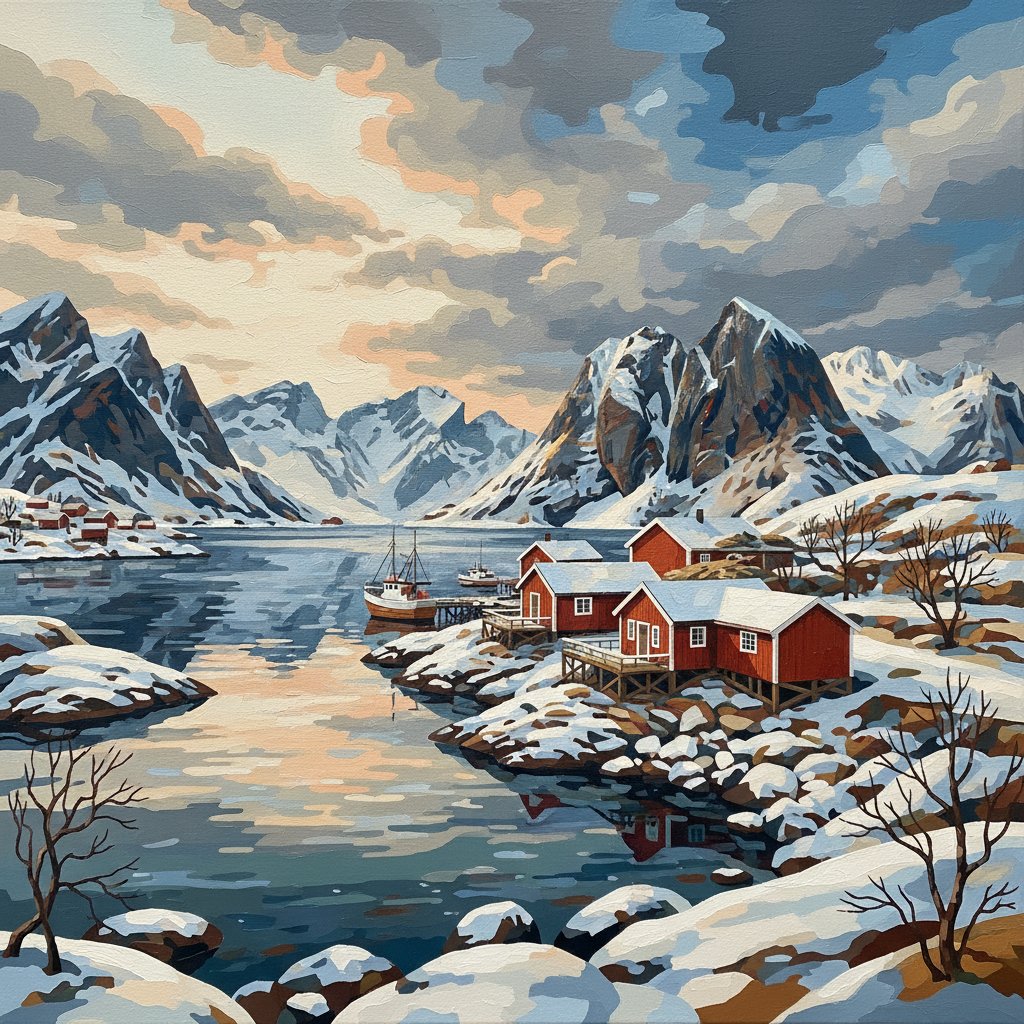 vintage-red-rorbuer-village-paint-by-numbers-kit-rustic-charm