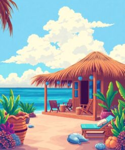 Cabana Retreat Paint Numbers