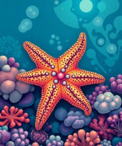 Starfish Study Paint Numbers