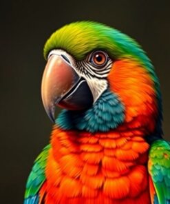 Macaw Portrait Paint Numbers