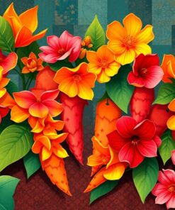 Vintage Ring Of Ginger Paint By Numbers