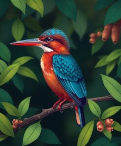 River Kingfisher Paint Numbers