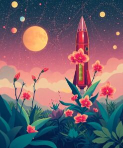 Orchid Oasis Paint Numbers