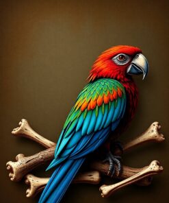 Macaw Bones Paint Numbers