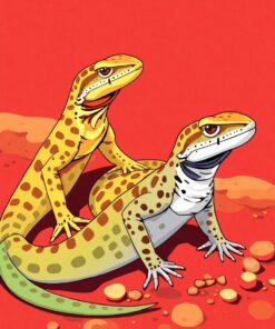 Pan Skinks Paint Numbers