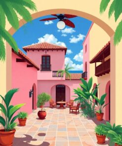 Juan Courtyard Paint Numbers