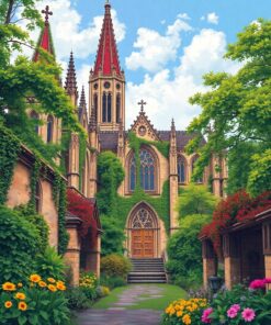 Sanctuary Overgrown Paint Numbers