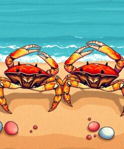 Bubbler Crabs Paint Numbers