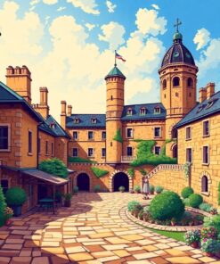 Vintage Sandstone Treasury Paint By Numbers