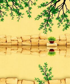 Vintage Sandstone Water Mirror Paint By Numbers