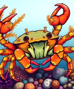 Decorator Crab Paint Numbers