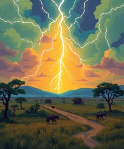 Savannah Lightning Paint Numbers