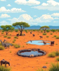 Watering Hole Paint Numbers