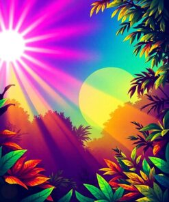 Scaly Sunbeam Paint Numbers