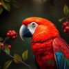 Scarlet Macaw Paint Numbers