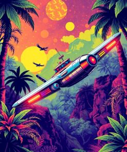 Jungle Flight Paint Numbers