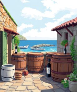 Wine Casks Paint Numbers