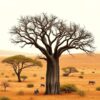 Baobab Tree Paint Numbers