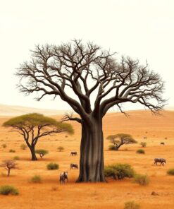 Baobab Tree Paint Numbers