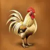 Vintage Sepia Rooster Study Paint By Numbers