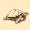 Vintage Sepia Turtle Study Paint By Numbers