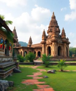 Temple Ruins Paint Numbers