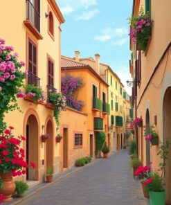 Floral Alley Paint Numbers