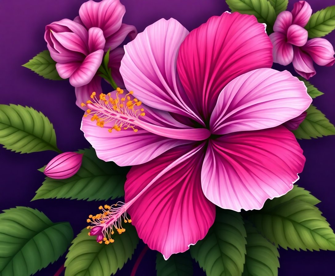 vintage-silk-hibiscus-duchess-paint-by-numbers-kit-royal