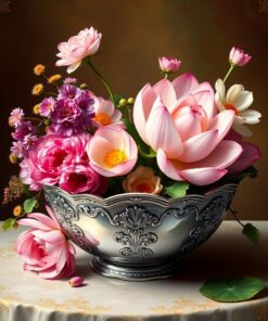 Lotus Bowl Paint Numbers