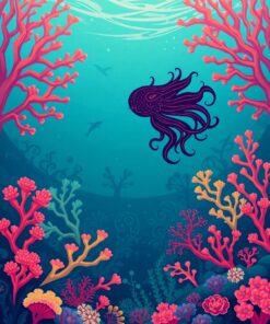 Coral Lagoon Paint Numbers