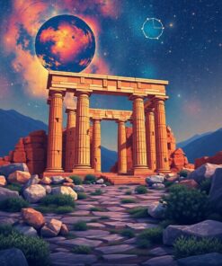 Temple Ruins Paint Numbers