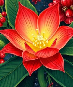 Vintage Solstice Cereus Paint By Numbers