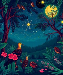 Jungle Night Paint Numbers