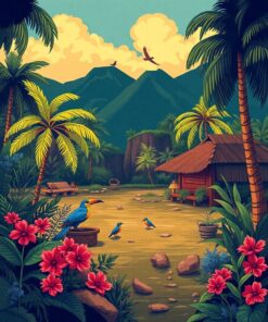 Tropical Refuge Paint Numbers