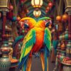 Exotic Parrots Paint Numbers