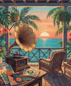 Vintage Soul Lanai Records Paint By Numbers