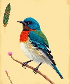 Migrant Feathers Paint Numbers