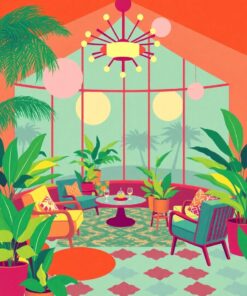 Tropical Lounge Paint Numbers