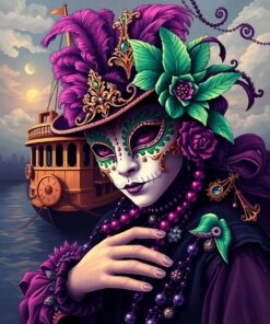 Steamboat Masquerade Paint Numbers