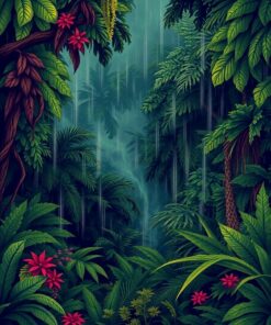 Jungle Canopy Paint Numbers