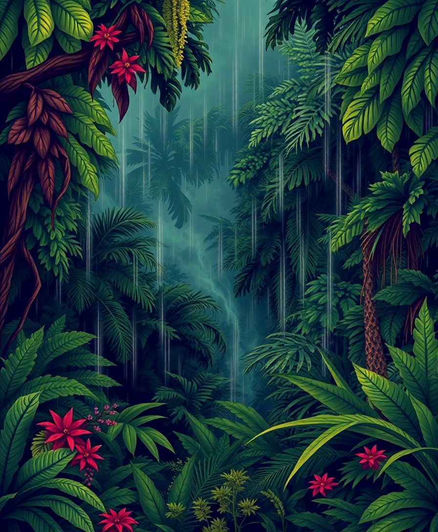 Jungle Canopy Paint Numbers Jungle Canopy Paint Numbers